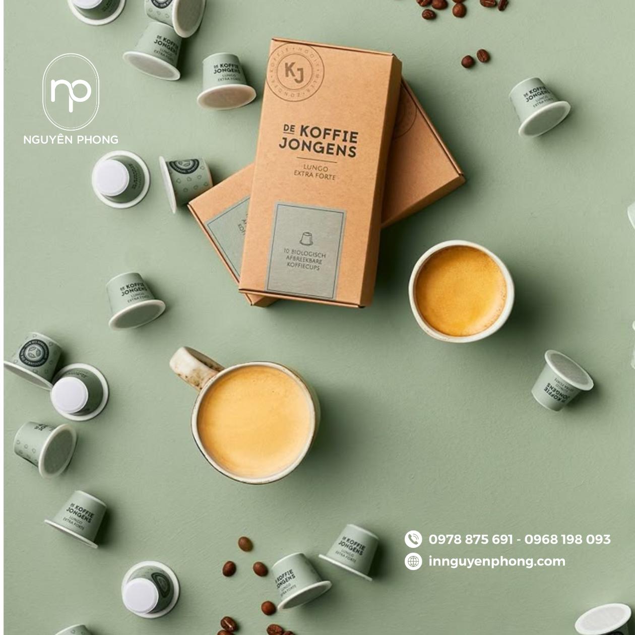 Mẫu hộp đựng cafe 
